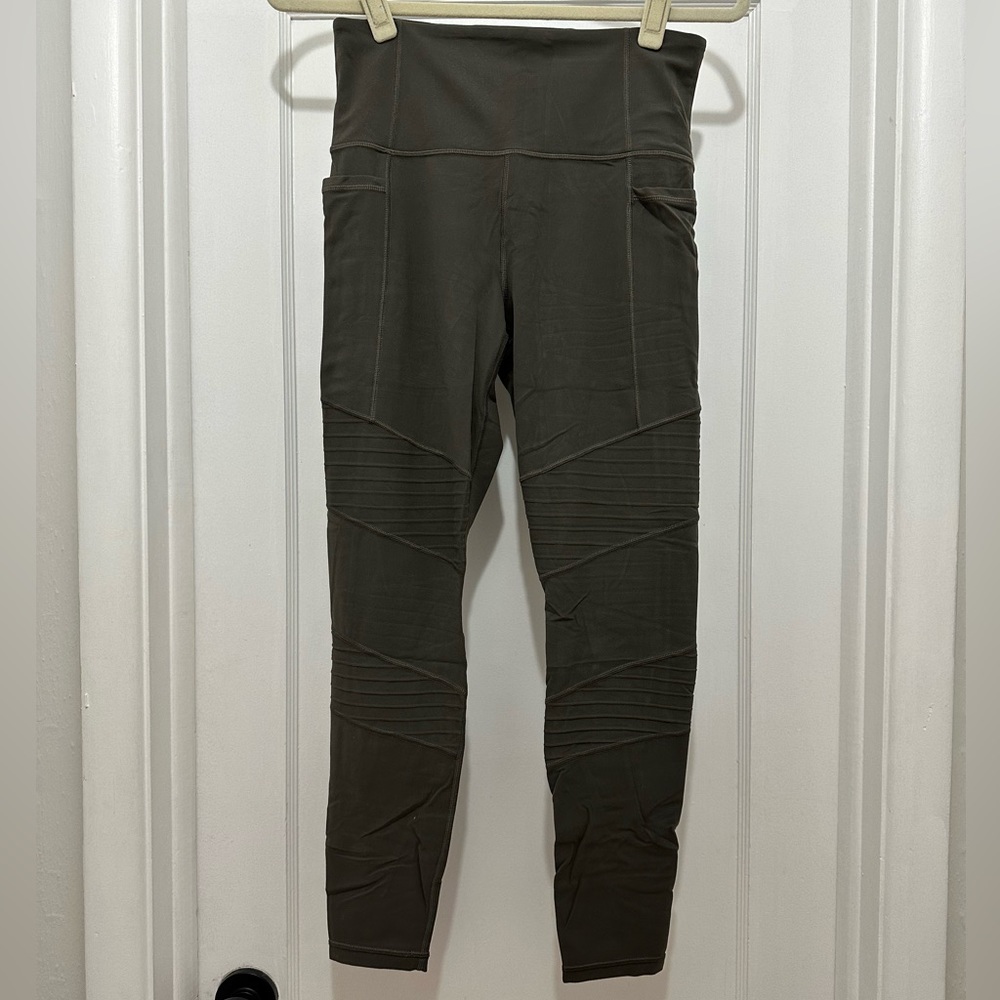 ATHLETA Inclination Moto Tight - Olive